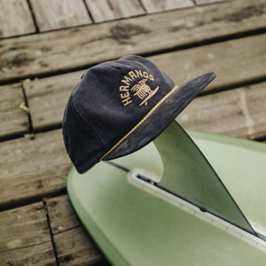 Surfbird Unstructured Hat - Charcoal Corduroy