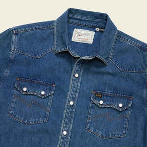 Dust Up Denim Snapshirt : Bolan Classic Wash