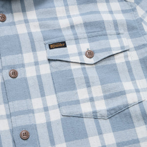 La Grange Lightweight Flannel - Cohen Plaid : Iron Blue