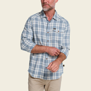 La Grange Lightweight Flannel - Cohen Plaid : Iron Blue