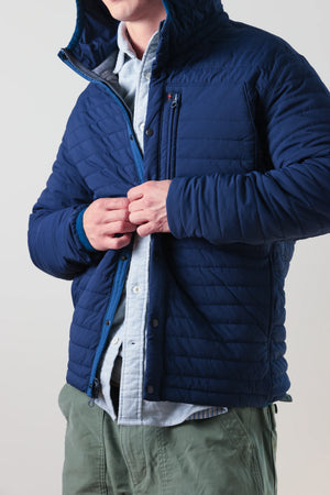 Windzip Hood Jacket - Brt Navy
