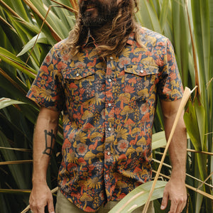 H Bar B Snapshirt - Fungi Forage - Nightfall
