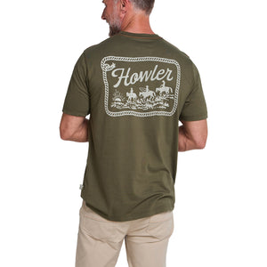 Howler Posse T-Shirt - Dark Olive