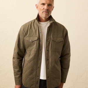 Reversible Jacket Green and Native American print