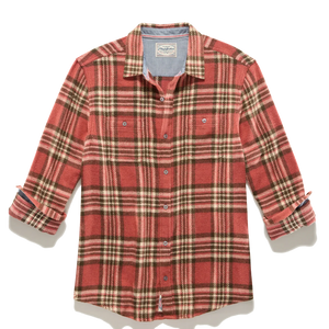 Flag & Anthem Plaid Flannel Shirt Soft Vintage
