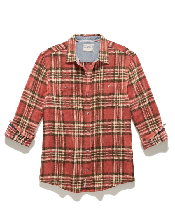 Flag & Anthem Plaid Flannel Shirt Soft Vintage