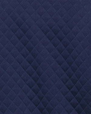 Hallie Quilted Knit Bomber Jacket - Navy