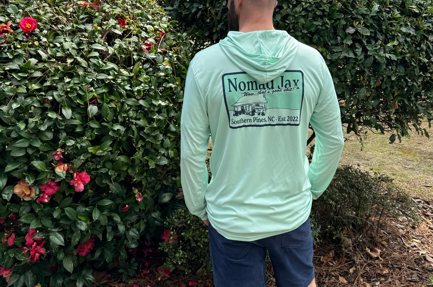 "Wow, That's Good Shit!" Performance Hoodie - Mint Green