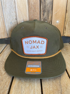 "Good Shit Depot" Active Hat - Loden/Gold