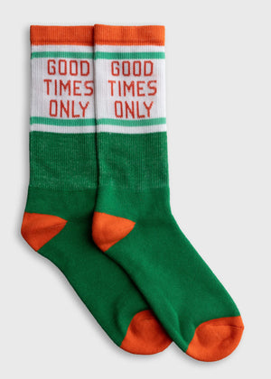 Good Times Only Sock - Green