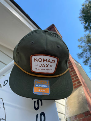 "Good Shit Depot" Active Hat - Loden/Gold