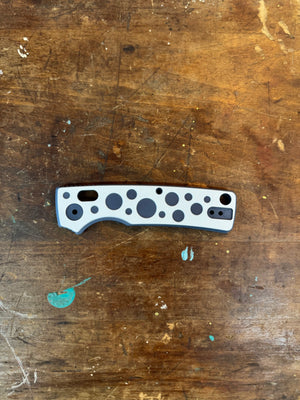 Vosteed Porcupine Modswap- Blue Micarta Handle With Extra Set of Blue Cheese Scales