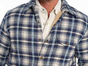 Sherpa Shacket - Yeats Plaid