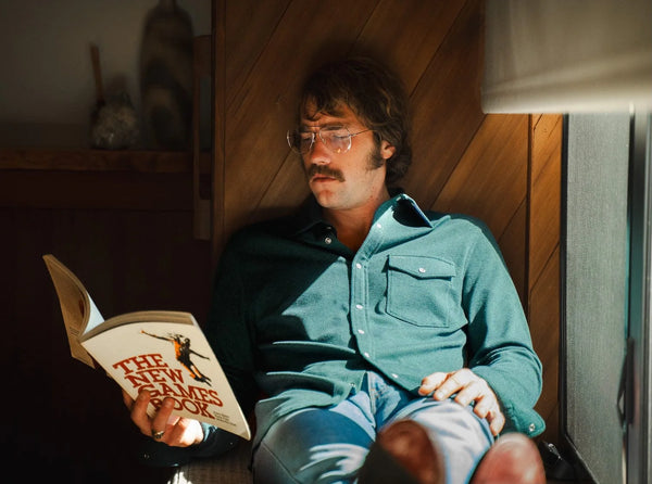 Chill-Knit Pearl Snap Twill : Sapphire