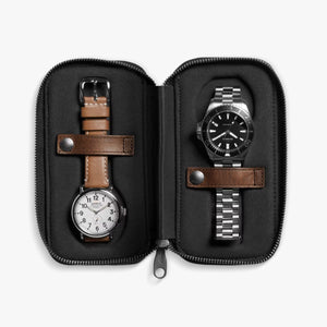Travel Watch Case - Navigator Leather
