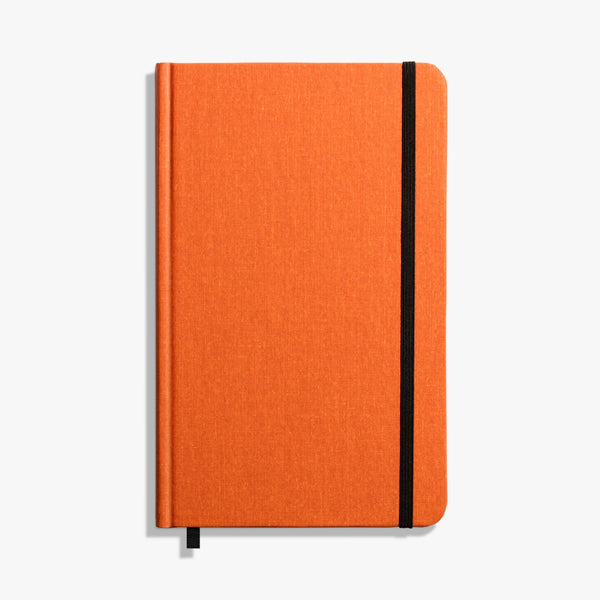 Medium Hard Linen Ruled Journal