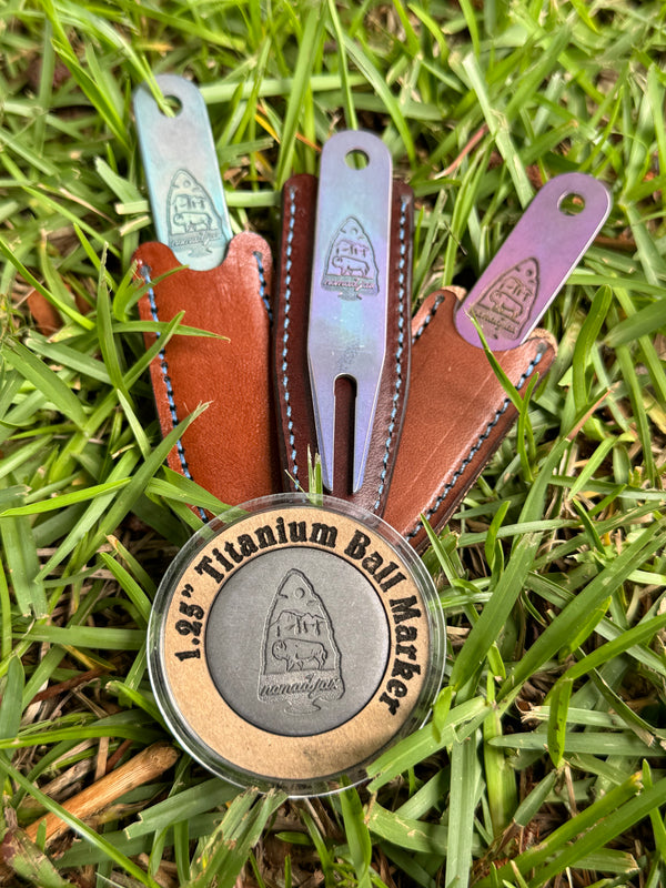 Limited Edition Titanium Arrowhead Divot Tool