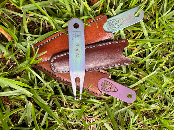 Limited Edition Titanium Arrowhead Divot Tool