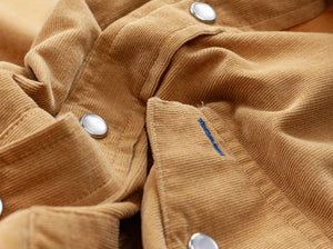 SS Corduroy Pearl Snap - Irish Coffee