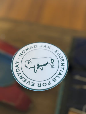 Nomad Jax Round Sticker – Legacy Circle