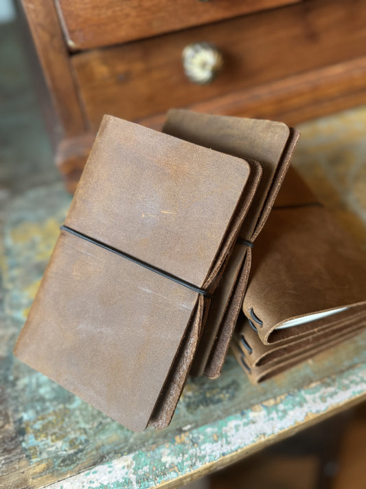 Leather Journal: Blank Front