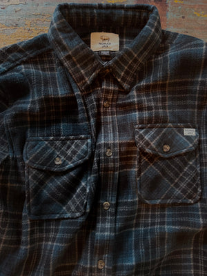 Point Fleece Shirt- Black Plaid