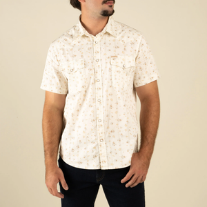 The Wyatt Pearl Snap Short Sleeve Serape Shirt