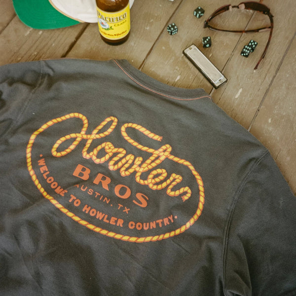 Howler Lasso T-Shirt : Antique Black