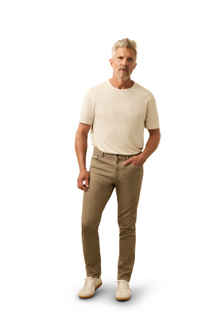 Stretch Terry 5-Pocket Pant - Dark Rye