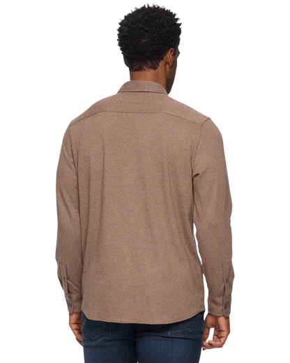 MADEFLEX HERO STRETCH PERFORMANCE SHIRT - BROWN