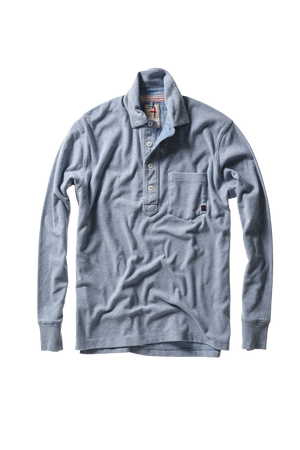 Mariner Polo : Sky Blue / Wht Stripe