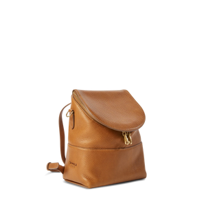 Mini Pocket Backpack: Tan