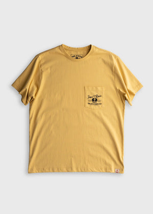 Old Cowboy Pocket Tee- Gold