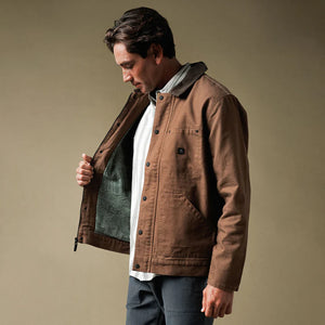 Open Roads Waxed Canvas Jacket - Otter
