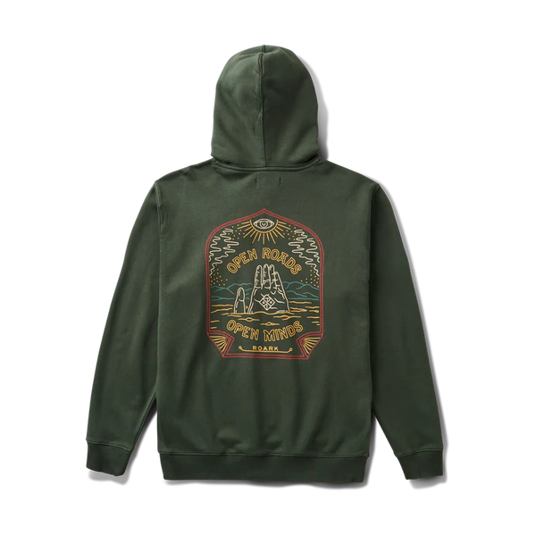 Open Roads Roark Green Hoodie Open Minds