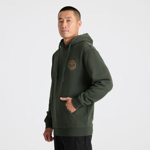 Orom Fleece Hoodie - Dark Military