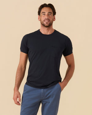 Sojourn Pocket Tee - Bright Black