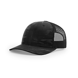 Richardson Tactical Trucker Hat - Multicam Black