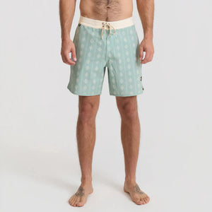 Chiller Scallop Boardshort - Hazy Blue