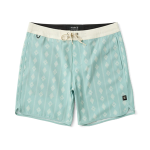 Chiller Scallop Boardshort - Hazy Blue
