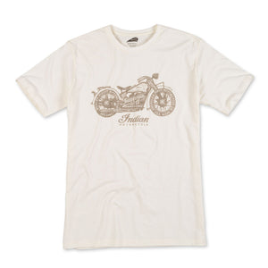 Indian Motorcyle RL2 Tee - Natural