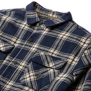 Backwoods Overshirt Jacket Flannel - Navy