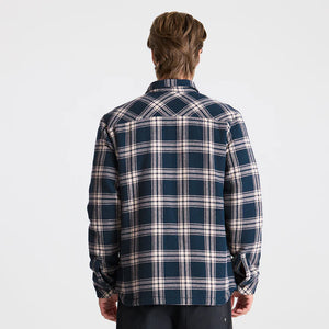 Backwoods Overshirt Jacket Flannel - Navy