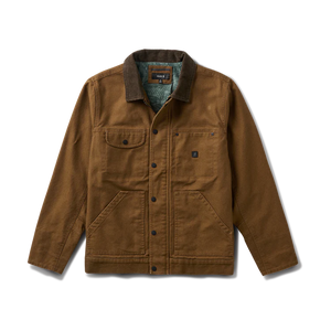 Waxed Canvas Jacket with Corduroy 