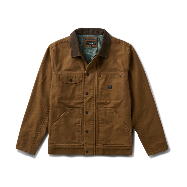 Waxed Canvas Jacket with Corduroy 