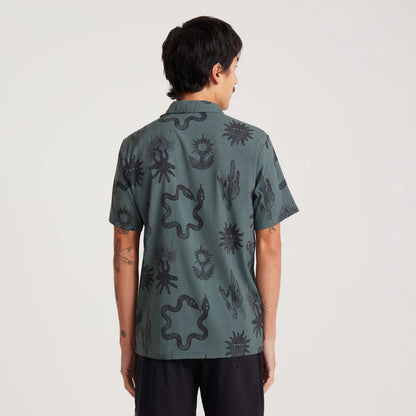 Bless Up Trail Button Up Shirt - Forest