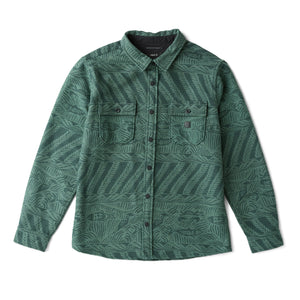 Nordsman Jacquard Long Sleeve Flannel : Dark Forest