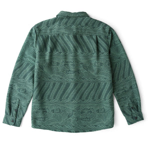 Nordsman Jacquard Long Sleeve Flannel : Dark Forest