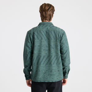 Nordsman Jacquard Long Sleeve Flannel : Dark Forest
