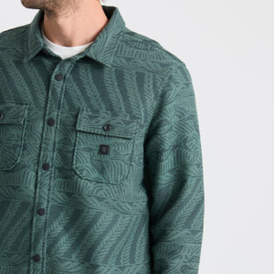 Nordsman Jacquard Long Sleeve Flannel : Dark Forest